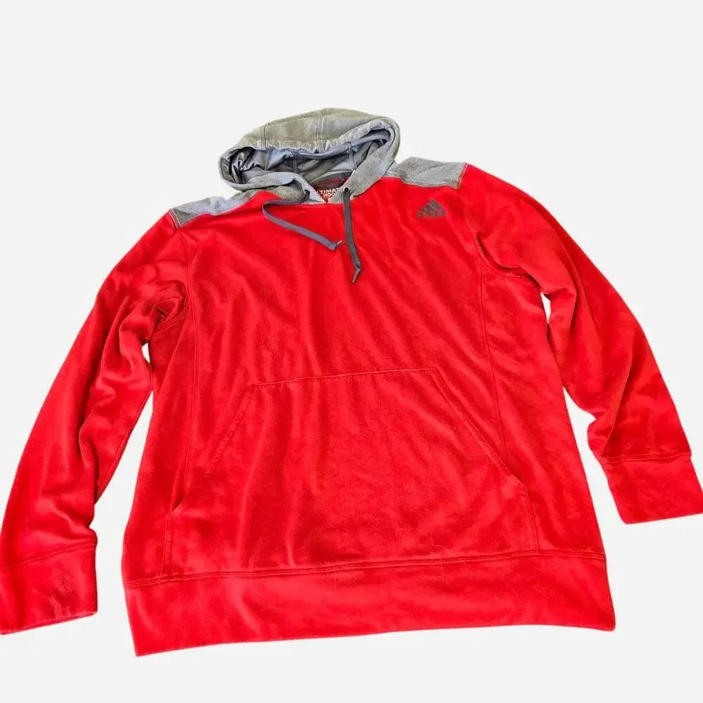 Adidas Men's red Hoodies